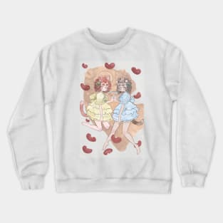 taiyaki cat girls Crewneck Sweatshirt